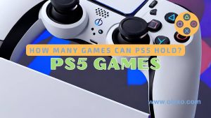How many games can PS5 hold